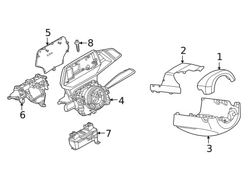 Shroud, Switches & Levers for 2022 Volkswagen ID.4 #0
