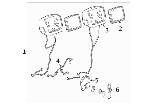 Entertainment System Components for 2021 Chevrolet Traverse #0