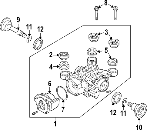 Transfer Case for 2023 Volkswagen Taos #0