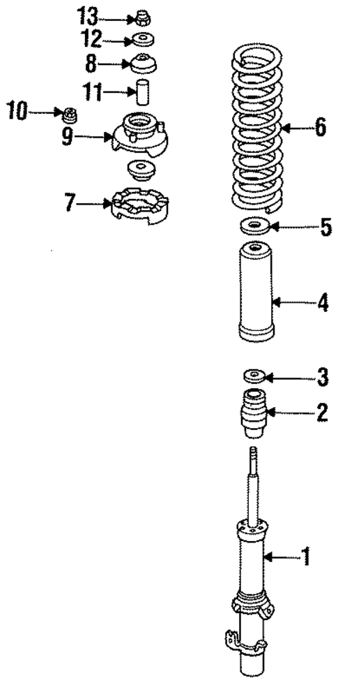 Suspension Components for 1994 Honda Accord #1