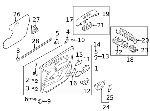 Front Door for 2013 Hyundai Tucson #0