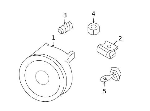 Bulbs - Chassis for 2008 GMC Envoy #1