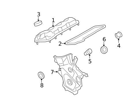 Valve & Timing Covers for 2010 Ford Fusion #0