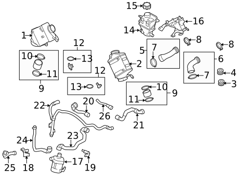 Intercooler for 2017 BMW X6 #0