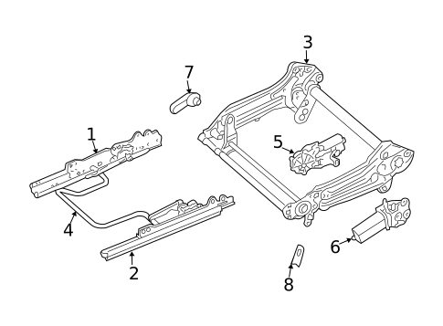 Tracks & Components for 2008 Dodge Durango #0