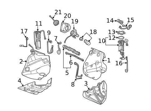 Fuel Pumps & Related Components for 2013 Chevrolet Corvette #0