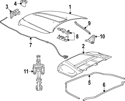 Hood & Components for 2022 Jeep Grand Cherokee L #0