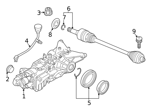 Axle & Differential for 2023 BMW M235i xDrive Gran Coupe #0