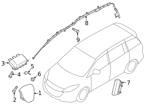Air Bag Components for 2014 Mazda 5 #0