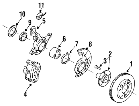 Anti-Lock Brakes for 1993 Mazda 626 #2