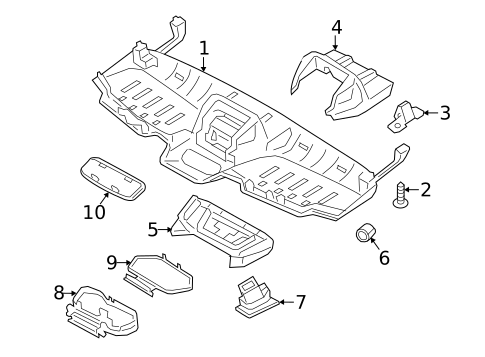 Overhead Console for 2019 Ford Transit Connect #0