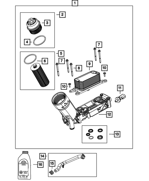 Engine Oiling, Oil Pan and Indicator (Dipstick) for 2025 Ram 1500 #2