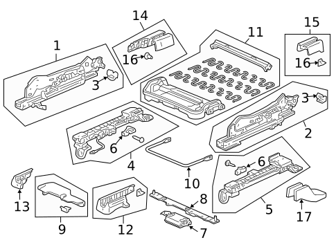 Tracks & Components for 2007 Honda Accord #2