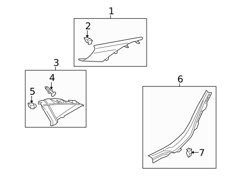 Interior Trim - Front Door for 2009 Audi A4 Quattro #2