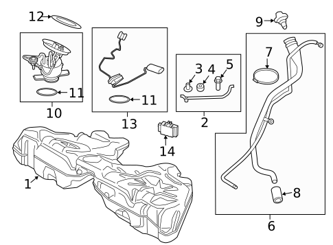 Fuel System Components for 2017 BMW 650i #0