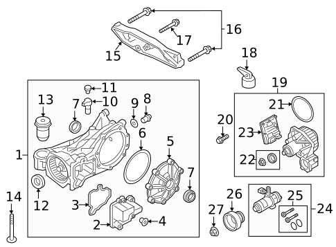 Axle & Differential for 2019 Volvo S90 #2