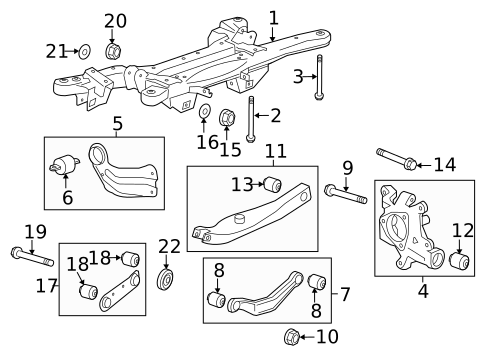 Rear Suspension for 2016 Buick LaCrosse #1