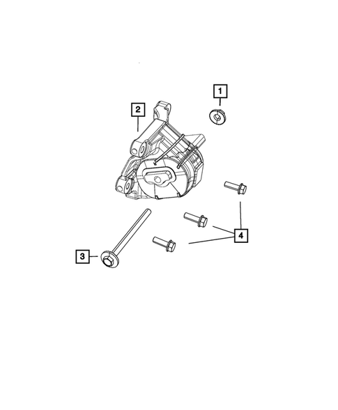 Engine Mounting for 2020 Jeep Wrangler #2