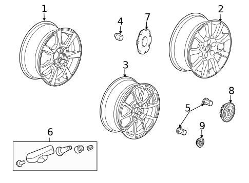Wheels for 2012 Cadillac CTS #2