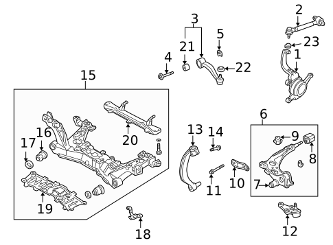 Suspension Components for 1995 Mazda Millenia #0