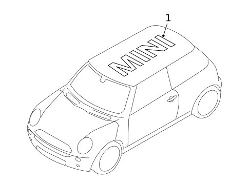 Stripe Tape for 2013 Mini Cooper #6