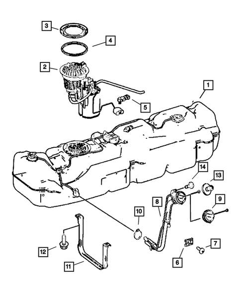 Fuel Tank for 2008 Dodge Sprinter 3500 #1