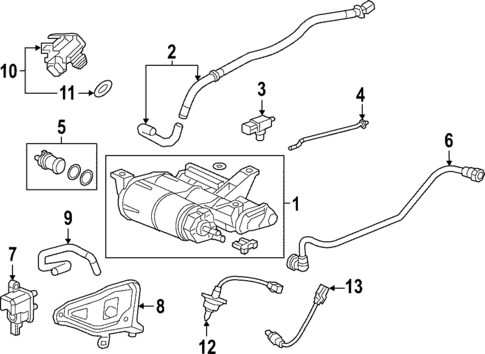 Emission Components for 2022 Honda Civic #0