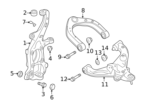 Suspension Components for 2015 Nissan NV3500 #0