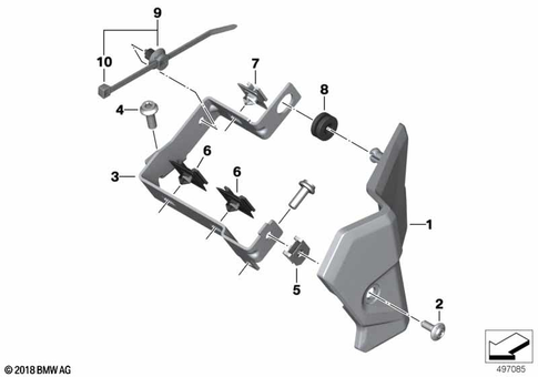 Plug-in Connection, Clamp for 2024 BMW-Motorrad M 1000 RR #0