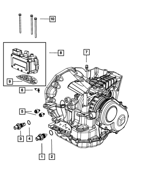 Case and Related Parts for 2019 Dodge Journey #2
