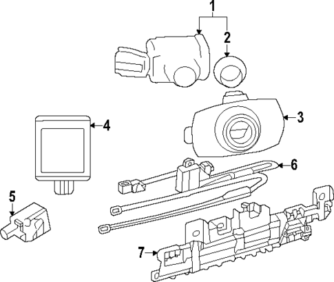 Parking Aid for 2025 Toyota Grand Highlander #2