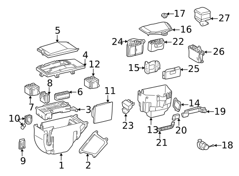 Electrical Components for 2002 Mercedes-Benz C230 #3