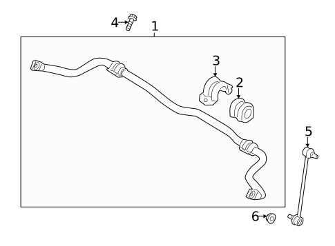 Stabilizer Bar & Components for 2017 Kia Sportage #1