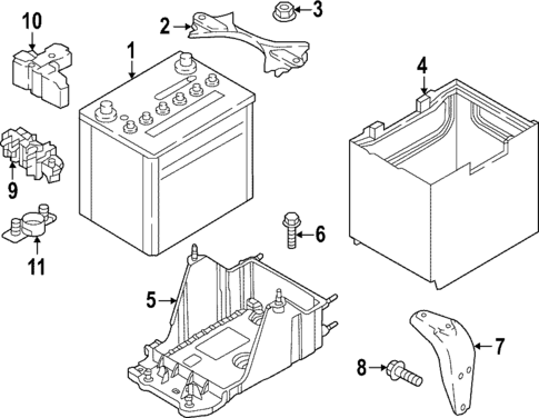 Battery for 2023 Mazda CX-50 #0