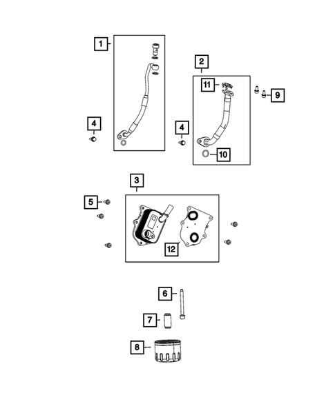 Engine Oiling, Oil Pan and Indicator (Dipstick) for 2022 Jeep Renegade #0