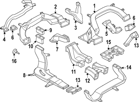 Ducts for 2025 BMW X5 #1
