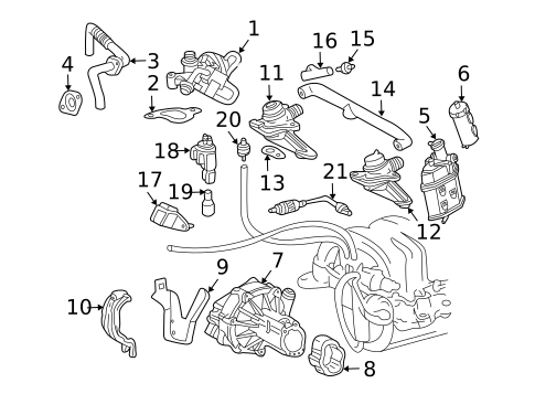 Powertrain Control for 2009 Mercedes-Benz CLK350 #0