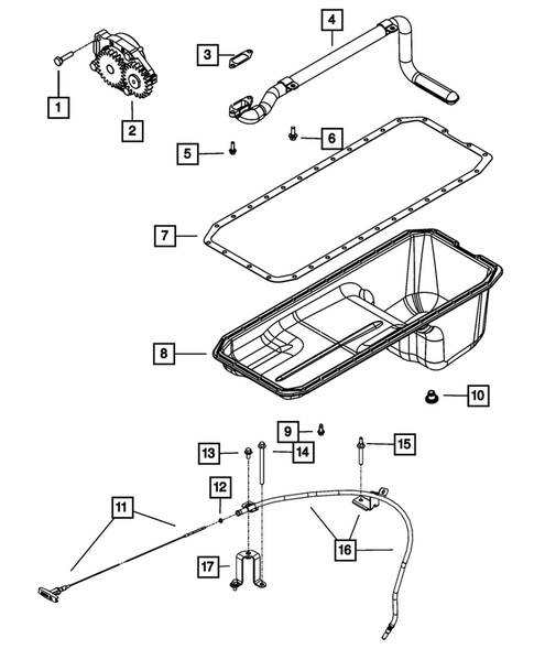 Engine Oiling for 2007 Dodge Ram 3500 #2