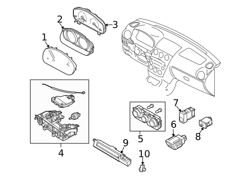 Controls for 2009 Mazda 5 #0
