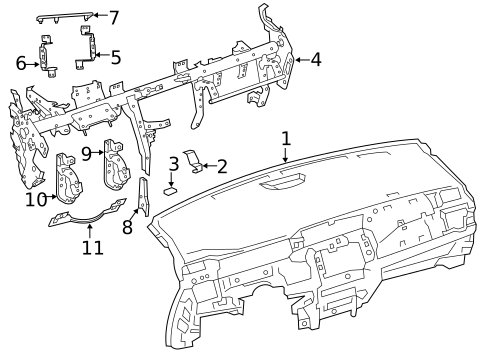 Instrument Panel for 2023 Nissan LEAF #0