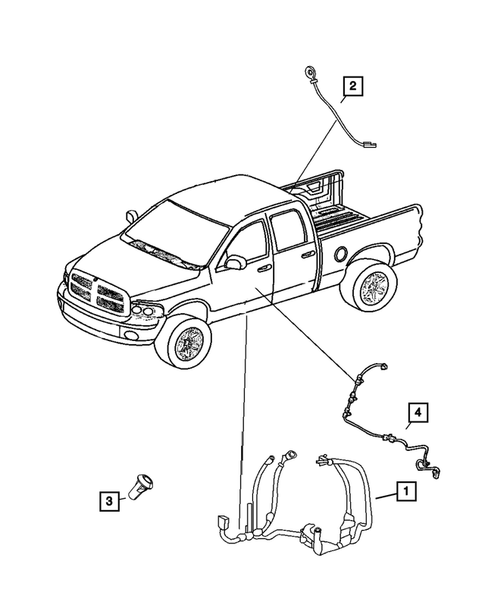 Wiring-Body and Accessories for 2010 Dodge Ram 1500 #0