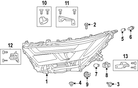 Bulbs - Chassis for 2023 Toyota RAV4 #2
