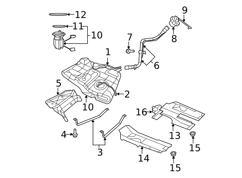 Stabilizer Bar & Components for 2010 Chrysler Sebring #3