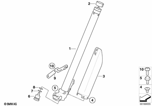 Telescopic Forks, Telelever for 2008 BMW-Motorrad HP2 Megamoto #1