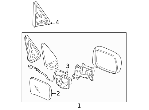 Mirrors for 2004 Honda CR-V #0