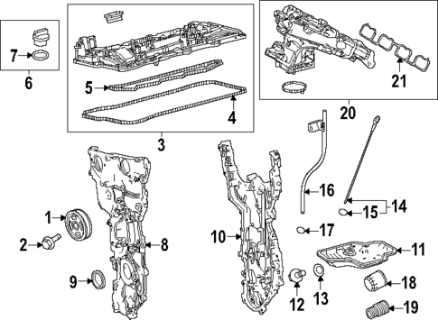 Engine Parts for 2018 Lexus RX450hL #28
