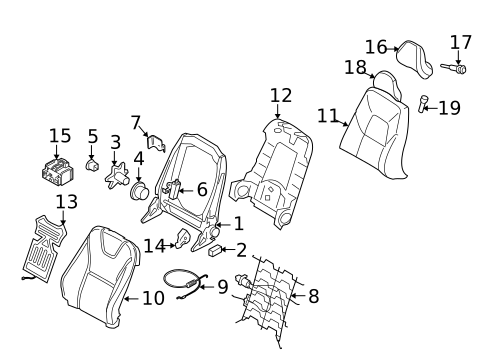 Driver Seat Components for 2013 Volvo XC60 #0