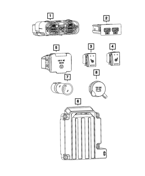 Consoles for 2026 Dodge Durango #7