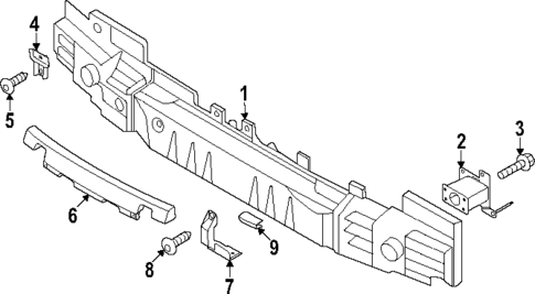 Bumper & Components - Rear for 2025 Genesis G90 #1