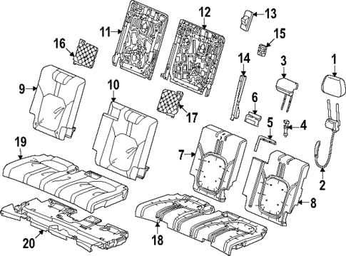 Third Row Seats for 2023 Honda Pilot #0